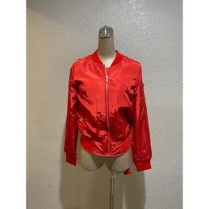Glamsia Red Bomber Jacket S
